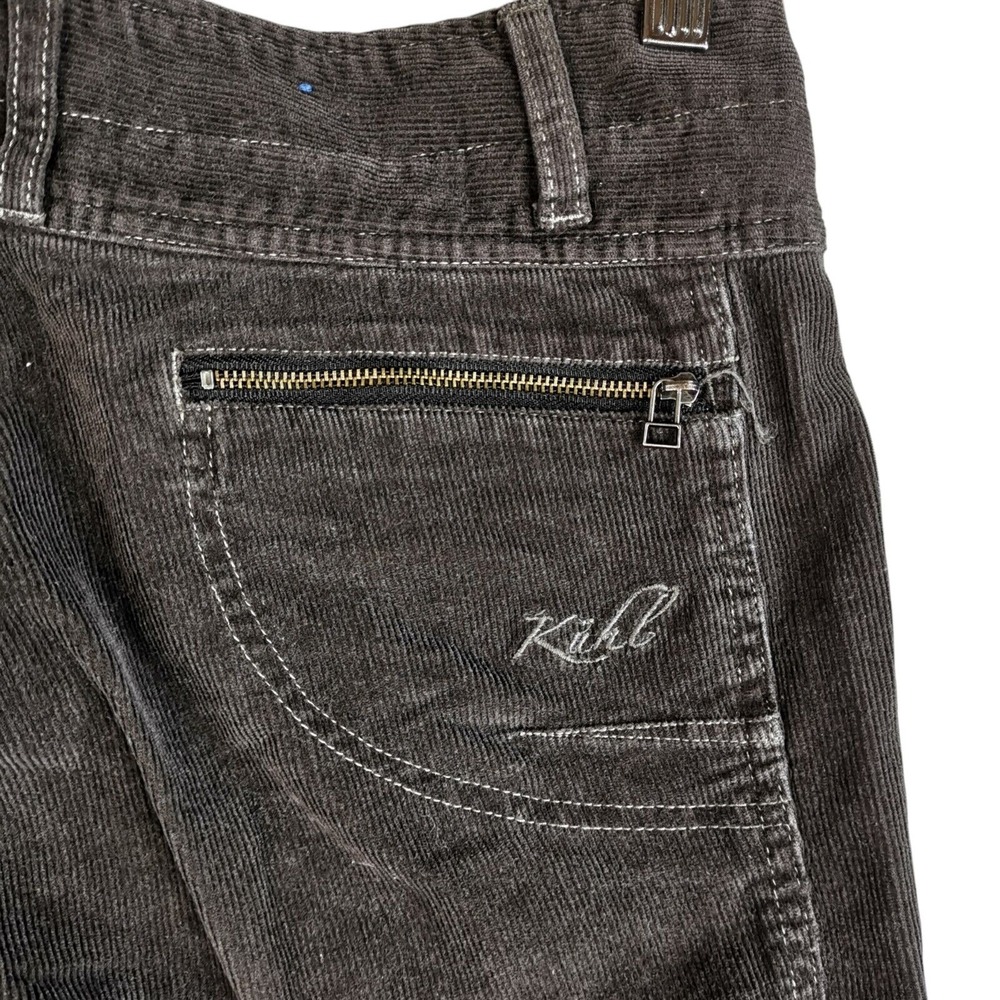 Kuhl Corduroy Brown Straight Leg Hiking Outdoor Pants Jeans Womens Size 6 30x31‎ - Picture 5 of 6